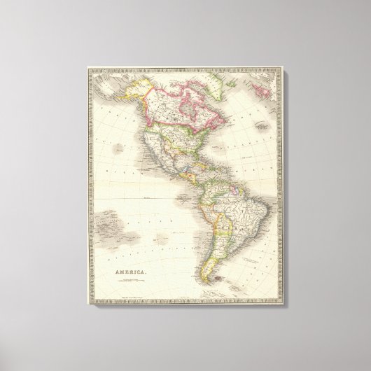 アメリカ3 キャンバスプリント (正面)