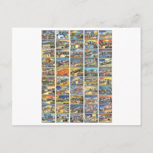 アメリカ50州 ポストカード (正面)