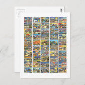 アメリカ50州 ポストカード (正面/裏面)