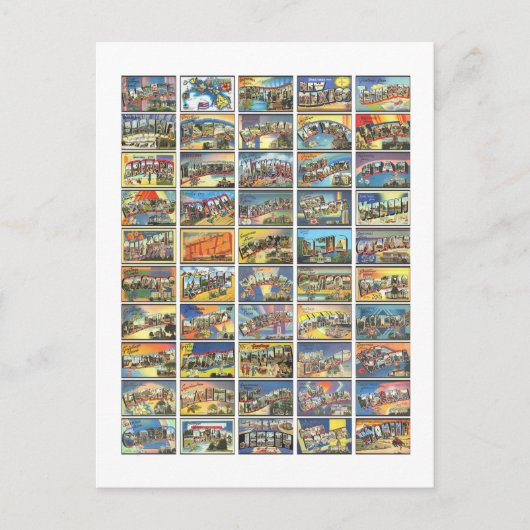 アメリカ50州 ポストカード (正面)