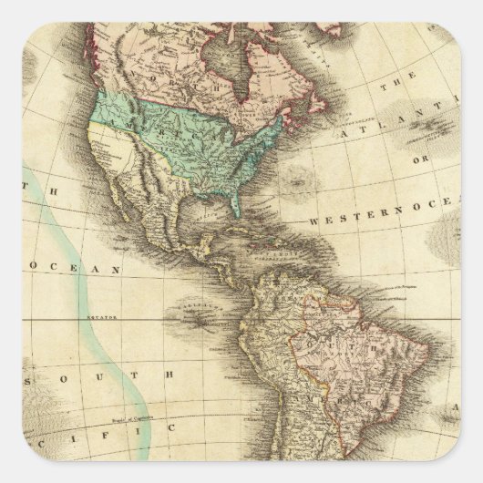 アメリカ5 スクエアシール (正面)