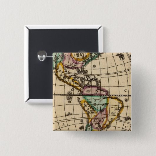 アメリカ6 缶バッジ (正面&裏面)