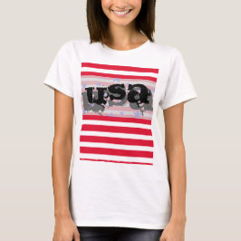 アメリカ7月4日愛国的Tシャツ Tシャツ