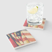 アメリカ89 ストーンコースター (横)