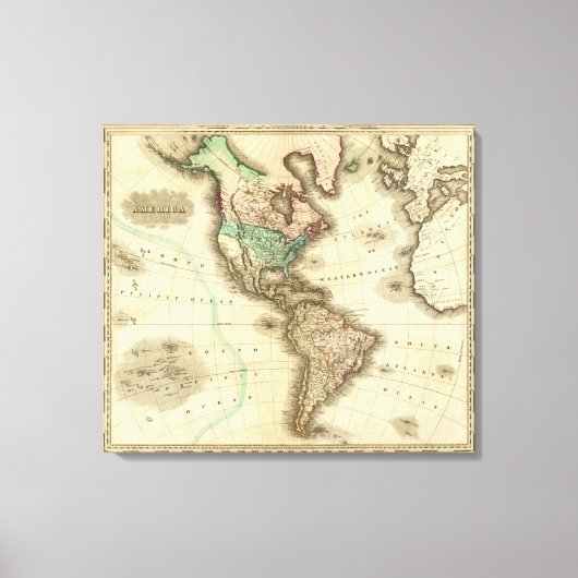 アメリカ8 キャンバスプリント (正面)