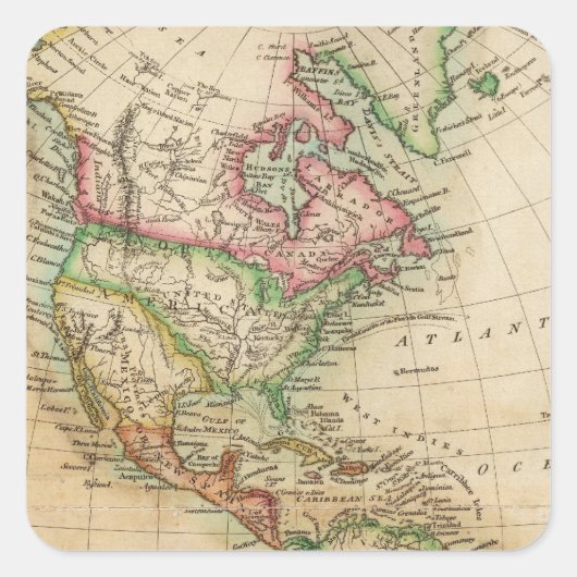 アメリカ8 スクエアシール (正面)