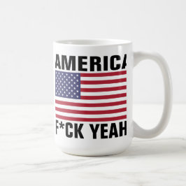アメリカ、ええF*ck! おもしろい コーヒーマグカップ