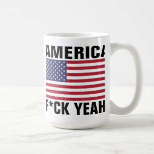 アメリカ、ええF*ck! おもしろい コーヒーマグカップ