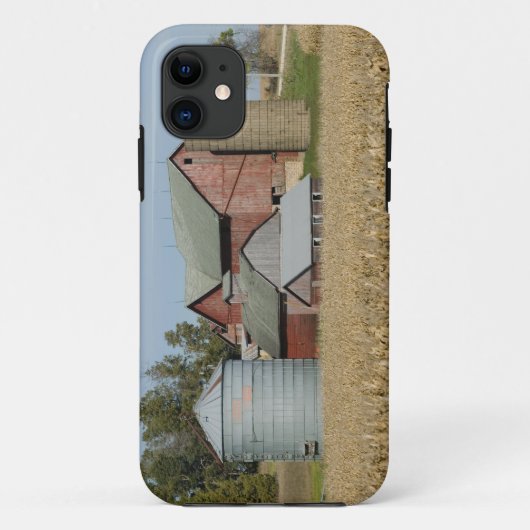 アメリカ、アイオワ州、フロエリッヒ：古い農場 Case-Mate iPhoneケース (裏面)