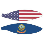 アメリカ・アイダホ州旗を持つフルサイズバスケットボール バスケットボール (パネル)