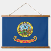 アメリカ・アイダホ州旗を持つ壁掛けタペストリー 吊り下げ型タペストリー (正面)