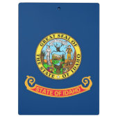 アメリカ・アイダホ州旗を持つ愛国的なクリップボード クリップボード (裏面)