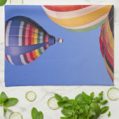 アメリカ、アイダホ、テトンバレー。熱カラフル風 キッチンタオル (折り畳み)