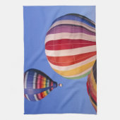 アメリカ、アイダホ、テトンバレー。熱カラフル風 キッチンタオル (縦)