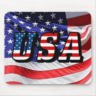 アメリカ - アメリカ国旗 マウスパッド