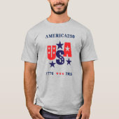 アメリカ アメリカ250 独立記念日 Tシャツ (正面)