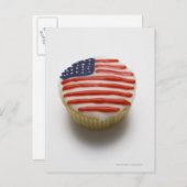 アメリカ、アメリカ、スターとストライプ、妖精 ポストカード (正面/裏面)