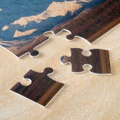 アメリカ、アラスカのN.A. デナリのマッキンリー山 ジグソーパズル (側面)