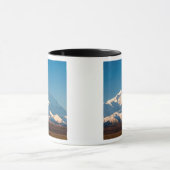 アメリカ、アラスカのN.A. デナリのマッキンリー山 マグカップ (中央)