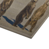 アメリカ。アラスカ州.沿岸性褐色熊の子牛 カッティングボード (角)