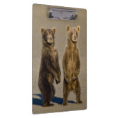 アメリカ。アラスカ州.沿岸性褐色熊の子牛 クリップボード (右)