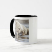 アメリカ、アラスカ、カトマイ国立公園、ブラウンベア マグカップ (正面左)