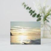 アメリカ、アラスカ、ケチカン近くの南東、日没。 ポストカード (スタンド正面)