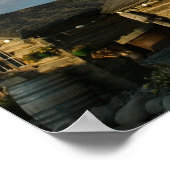 アメリカ、アラスカ、ケナイ半島、ホーマー:ホメロス岬 ポスター (角)