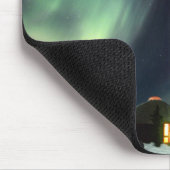 アメリカ、アラスカ、チェナ熱春。オーロラ マウスパッド (コーナー)