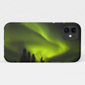 アメリカ、アラスカ、チェナ・ホット・スプリングス。オーロラ・ボレアリス 2 Case-Mate iPhoneケース (裏面(横))