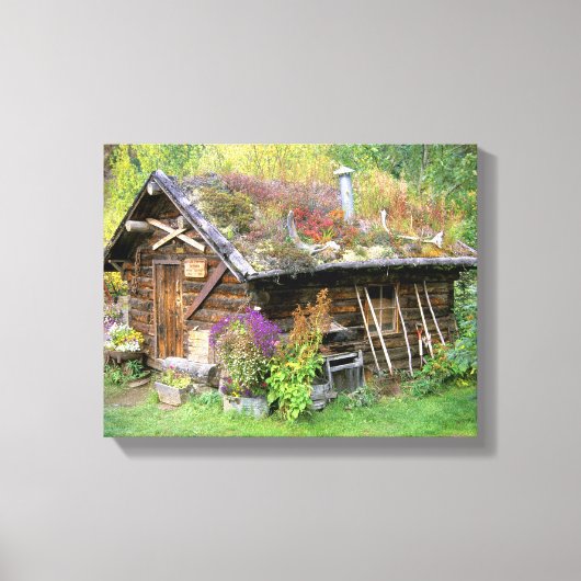 アメリカ、アラスカ、デナリ国立公園、カンティシュナ。 キャンバスプリント (正面)