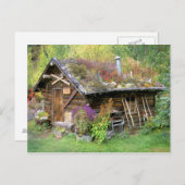 アメリカ、アラスカ、デナリ国立公園、カンティシュナ。 ポストカード (正面/裏面)