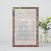 アメリカ、アラスカ、デナリ国立公園。グリズリーベア 便箋 (スタンド正面)