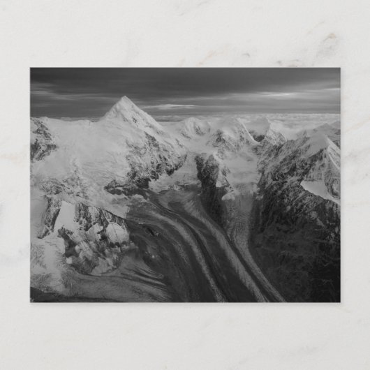 アメリカ、アラスカ、デナリ国立公園、空中表示3 ポストカード (正面)