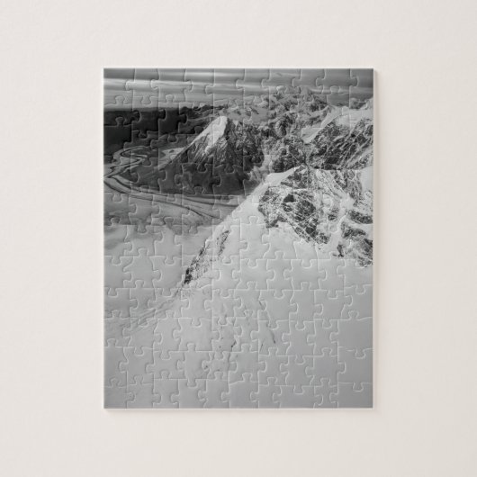 アメリカ、アラスカ、デナリ国立公園、空中表示 ジグソーパズル (縦)