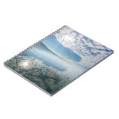 アメリカ、アラスカ、淡水湾。雲の反射 ノートブック (左側)