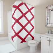 アメリカ，アラバマ州旗を持つ愛国的なシャワーカーテン シャワーカーテン (インサイチュ)