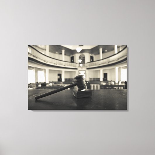 アメリカ、アラバマ、モンロービル。作家の家 キャンバスプリント (正面)