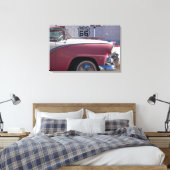 アメリカ、アリゾナ、ウィリアムズ。リト1950年代66町 キャンバスプリント (インサイチュ (寝室))