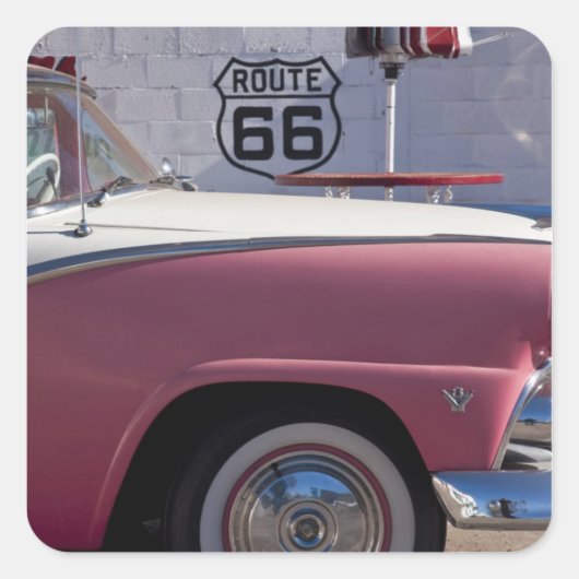 アメリカ、アリゾナ、ウィリアムズ。リト1950年代66町 スクエアシール (正面)