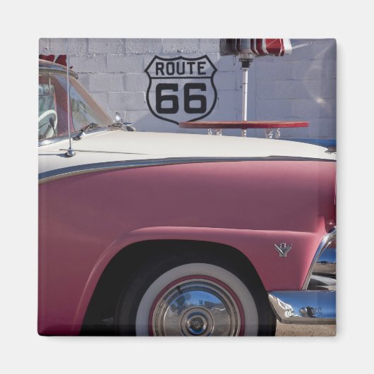 アメリカ、アリゾナ、ウィリアムズ。リト1950年代66町 マグネット (正面)