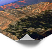 アメリカ、アリゾナ、グランドキャニオン国立公園。表示 ポスター (角)