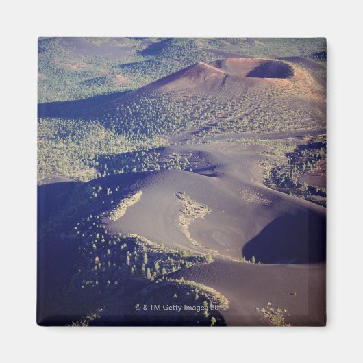 アメリカ、アリゾナ、サンセットクレーター国記念碑 マグネット (正面)