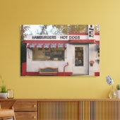 アメリカ、アリゾナ、ビスビー:日陰Dell Motel, All 2 キャンバスプリント (インサイチュ (リビング))