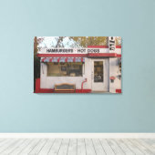 アメリカ、アリゾナ、ビスビー:日陰Dell Motel, All 2 キャンバスプリント (インサイチュ (ウッドフロア))