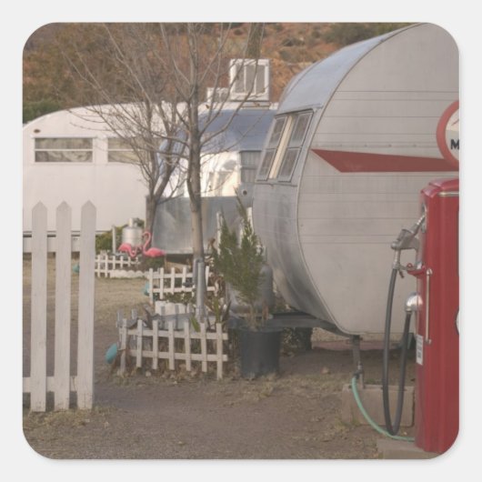 アメリカ、アリゾナ、ビスビー:Shady Dell Motel, All スクエアシール (正面)