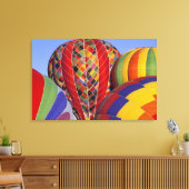 アメリカ、アリゾナ、ヴァル・ビスタ。熱カラフル気 キャンバスプリント (インサイチュ (リビング))