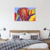 アメリカ、アリゾナ、ヴァル・ビスタ。熱カラフル気 キャンバスプリント (インサイチュ (寝室))