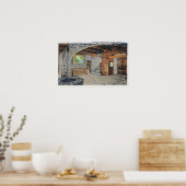 アメリカ、イギリス、およびフラグのフランスの表示 ポスター (キッチン)