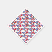 アメリカ – - – イギリス – 愛 スタンダードカクテルナプキン (角)
